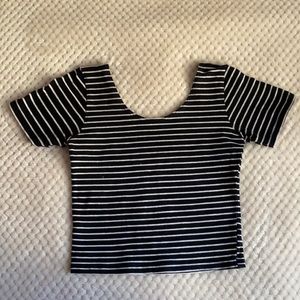 AA Stripe crop top